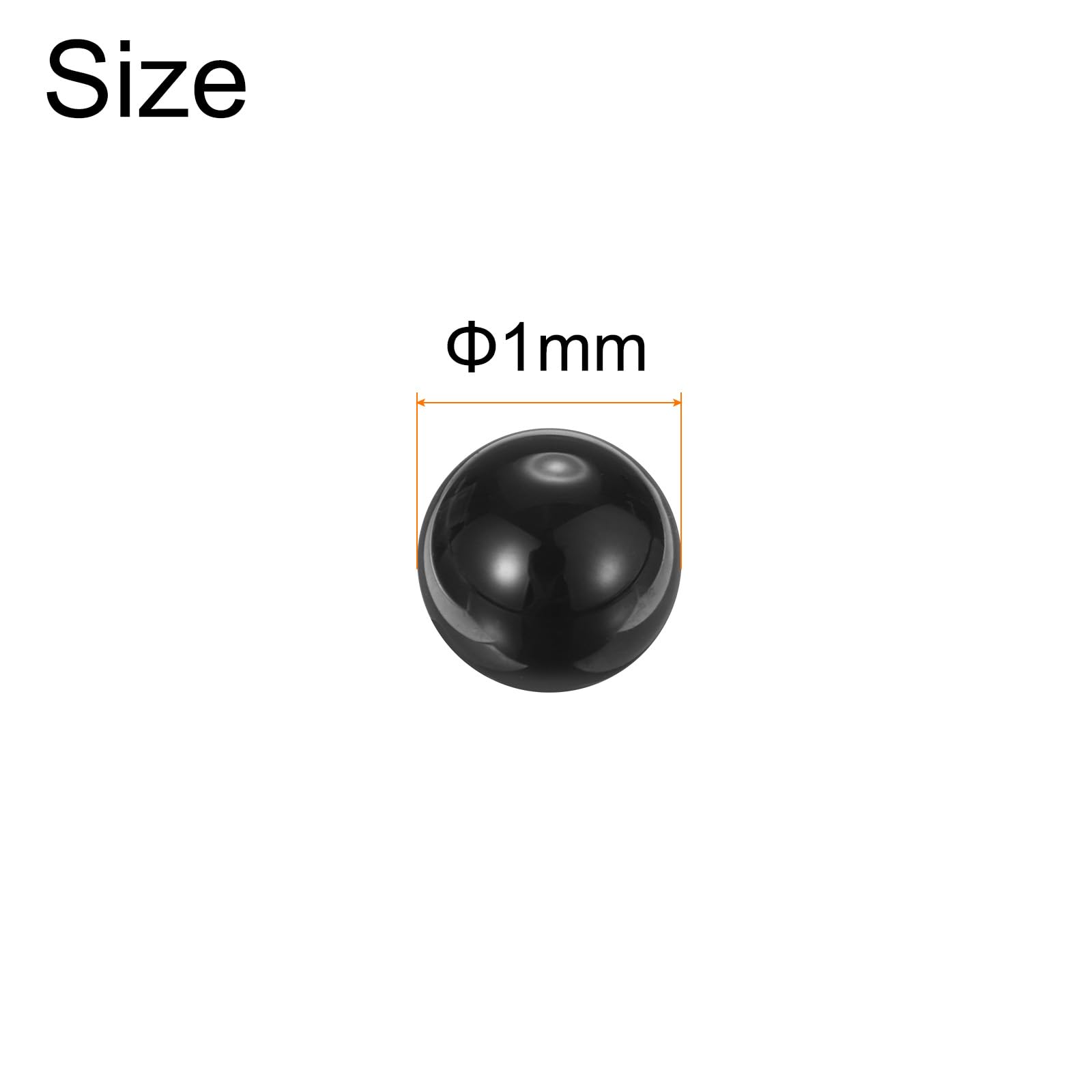Sfere in Ceramica da Cuscinetto 1mm Si3N4 G5 Precisione 50pz