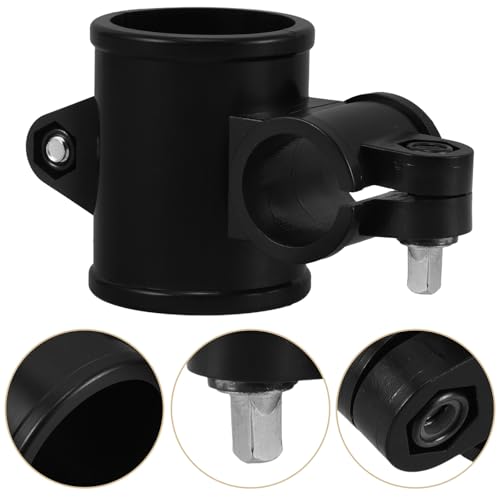 Abrazadera cruzada para batería electrónica, abrazadera de conexión para rack de batería de 38x22 mm, soporte de montaje para tubo, abrazadera para hardware de percusión miniatura 7
