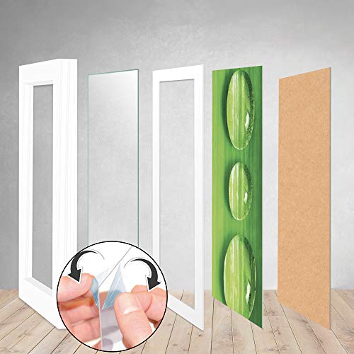 bomoe 24er Bilderrahmen Set Nature – 10x 10x15 cm, 8X 13x18 cm, 4X 15x20 cm, 2X 20x30 cm Fotorahmen Collage Bilderrahmen… – Bild 6