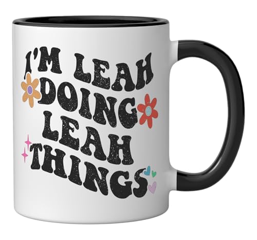 Taza de cerámica negra y blanca para el Día de la Madre miniatura 2