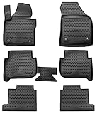 original vw touran fussmatten Praktisch: Dank hohem Rand bieten die passgenauen Gummimatten optimalen Schutz vor Schmutz, Nässe, Schnee, Split, Salz uvm.