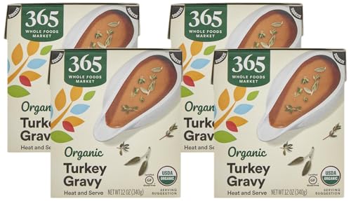 365 by Whole Foods Market, Gravy Turkey Organic, 12 Ounce (Pack of 4)