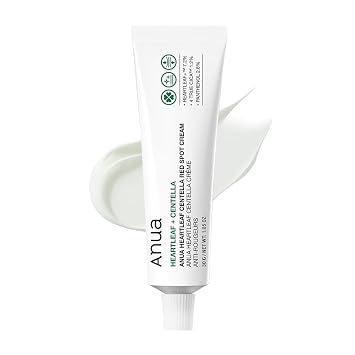 Anua Heartleaf Centella Red Spot Cream, Face Moisturizer for Skin Relief, Niacinamide, Panthenol, Cica Calming Care, Barrier Strengthening, Non-Comedogenic, Korean Skincare, 1.05 fl oz