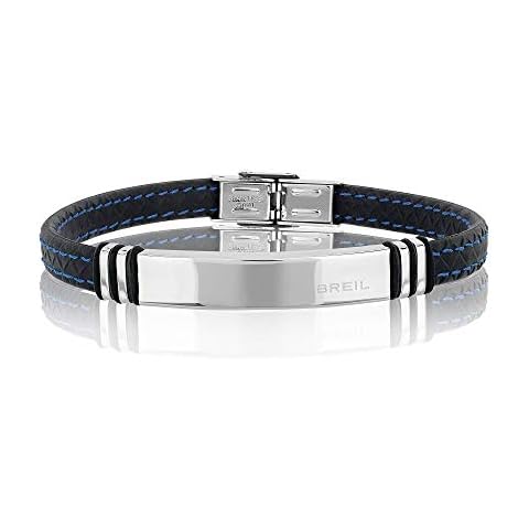 BREIL - Pulsera Savage de Acero y Silicona Cover