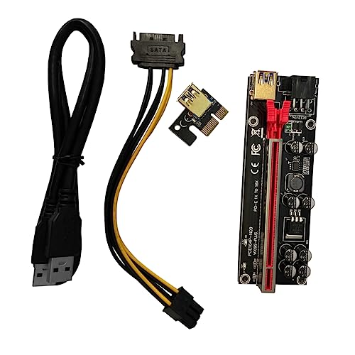 Pcie Riser adaptateur carte d'extension PCI-E pour liaison GPU fixe