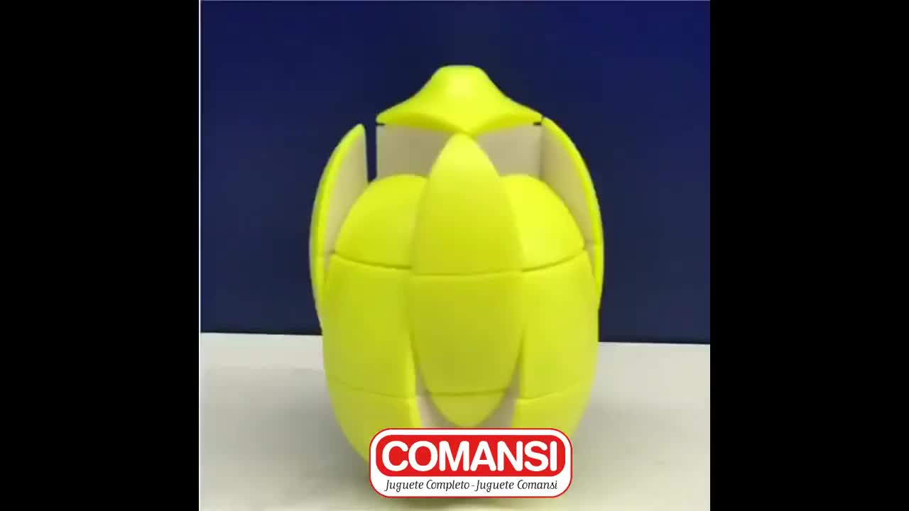 Comansi Banana - Dadi di di velocità magica a forma di frutta, gioco educativo per sviluppare intelligenza e abilità, multicolore, 15 x 4 x 8 cm (1