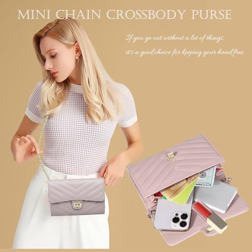 Image of YAZEKOUS Crossbody Bags Small Purse for Women Leather Phone Clutch Purses