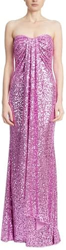 Badgley Mischka Strapless Sequin Gown