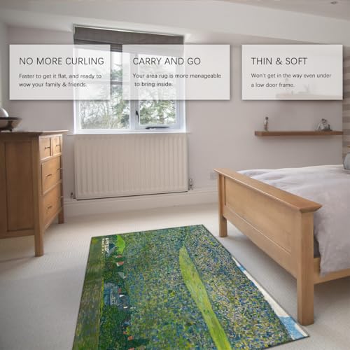 Tapis Gustav Klimt grand format 180x270cm antidérapant et doux - 5