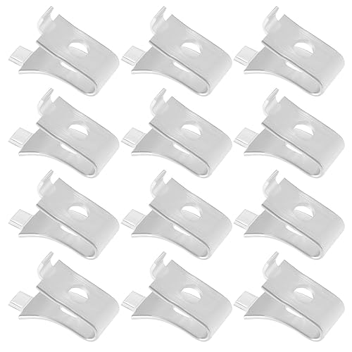 OTOTEC 40PCS Shelf Bracket Clips Aluminum Alloy Adjustable Pilaster Shelf Support Clips for Display/Wine Cabinet Shelves Components Silver