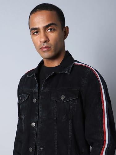 Image of HIGH STAR Men's Denim Standard Length Jacket