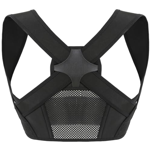 Posture Corrector, Back Posture Corrector, Adjustable from Neck, Shoulder, and Upper Back, for Hunchback Support and Providing Pain Relief, S/M