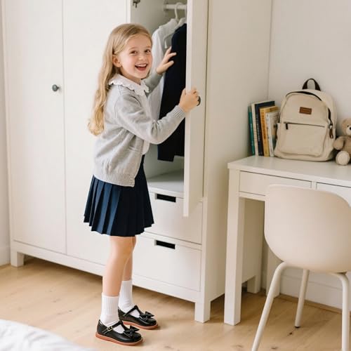 Image of Otter MOMO Toddler Little Boys Girl's Ankle Boots Side Zipper Lace-Up Outdoor Walking Shoes