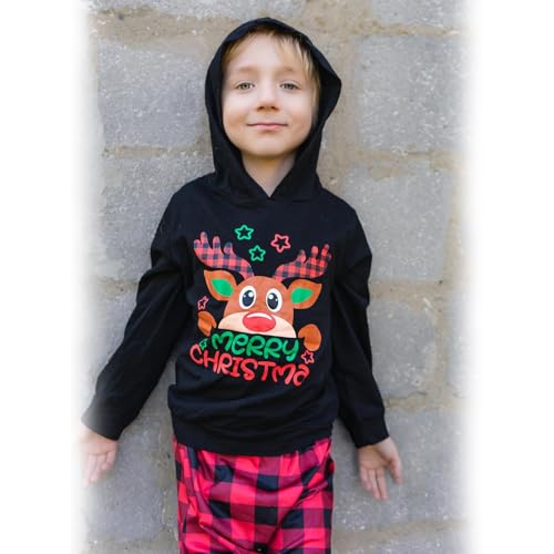Image of HINTINA Baby Boys Dinosaur Long Sleeve Hoodie Tops Sweatsuit Pants Winter Outfit Set