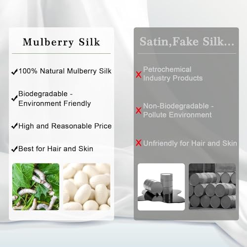 ZIMASILK 100% Pure Mulberry Silk Pillowcase for Hair and Skin Health,Soft and Smooth,Both Sides Premium Grade 6A Silk,600 Thread Count,with Hidden Zipper,1pc (King 20''x36'',Burgundy)