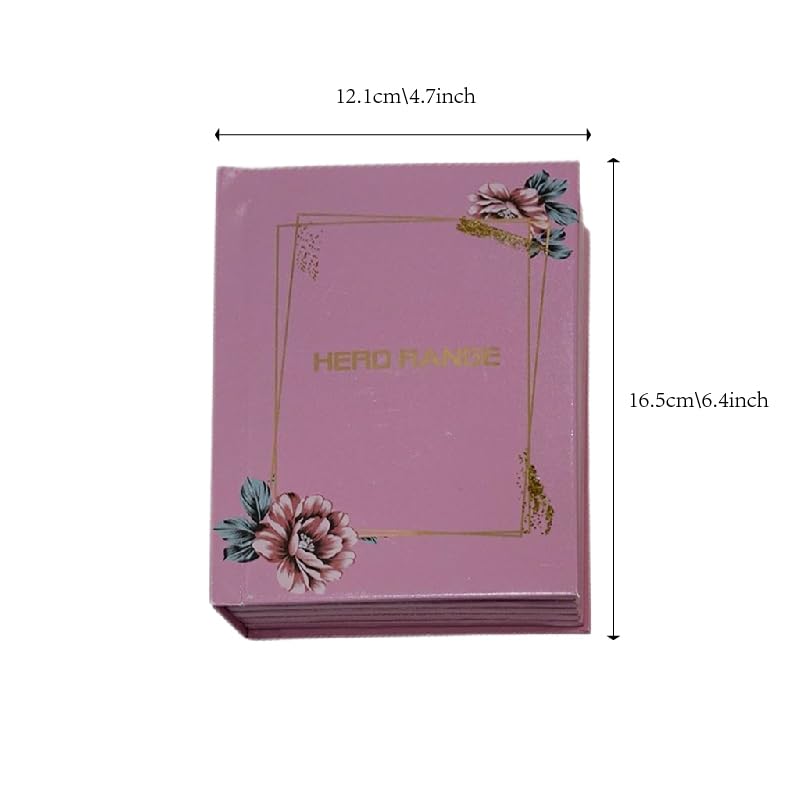 Professional Makeup Palette Book, 78-Color Kit, Pink, 48 Eyeshadows, 6 Highlighters, 6 Blushes, 12 Lipsticks, Portable Travel Set - Image 6