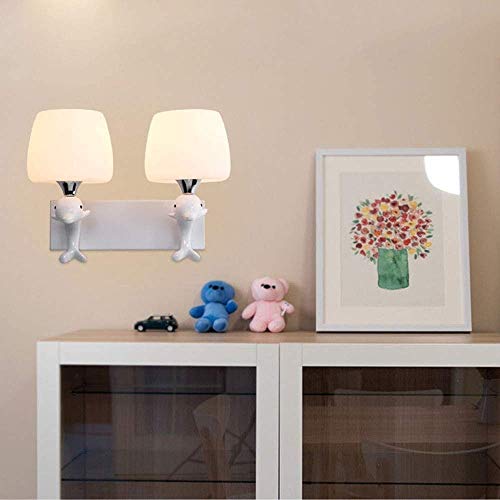 Lámpara de pared de dibujos animados para espejo y maquillaje cómodo 5
