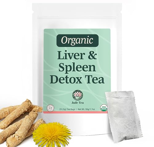 2 in 1 Organic Liver Detox Tea & Spleen Detox Tea