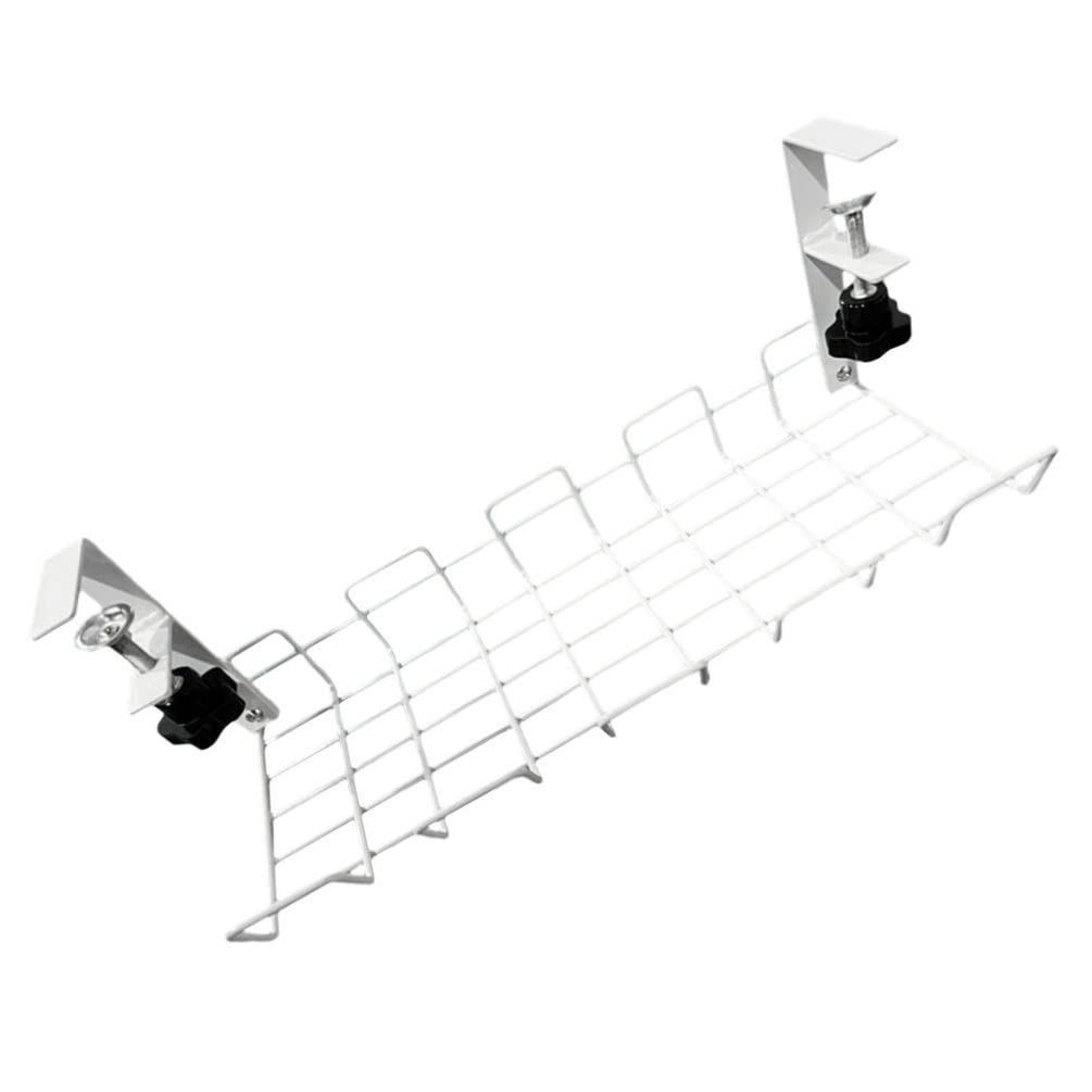 Buy Under Desk Cable Management Tray, Wire Under Table Wire Organizer for Office Home Cable