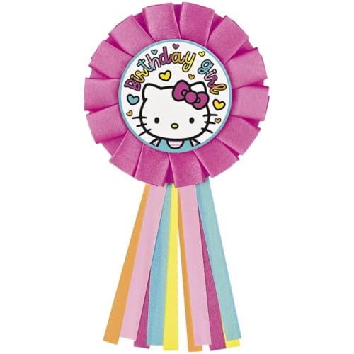 Unique Hello Kitty & Friends Multicolor Birthday Girl Badge (3" x...