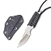 Tangram Tactical Fixed Blade Neck Knife ACUTO440 Drop-point Sharp Blade,EDC Survival Blade Knives,Dirk Pinkerton Brevis DropPoint TG1001