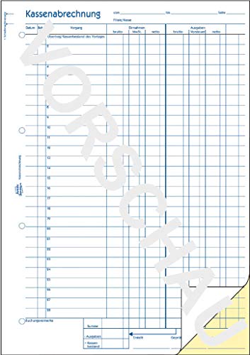 Caisse de facturation Avery Zweckform 427-5 pour bilan comptable A4