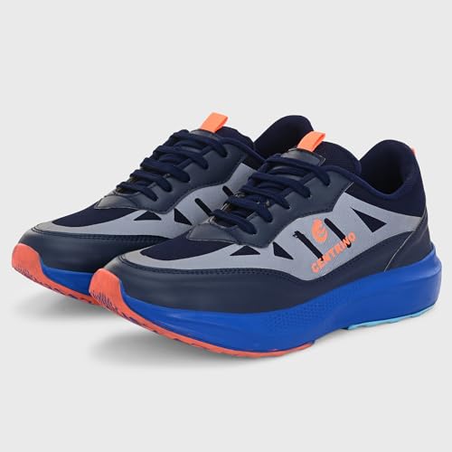 Image of Centrino Trendy Sneakers for Man | Casual Shoes for Men Stylish | Lightweight Lace-Up Canvas Walking Shoes | Cushioned Insole | Breathable Comfortable | Anti-Skid Sole | Premium Mens Sneaker Shoes (6831)