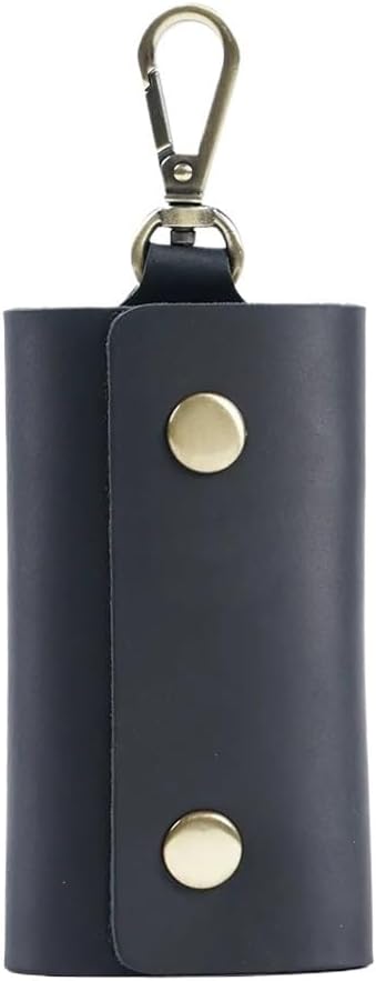 Cowhide Zero Wallet Keychain