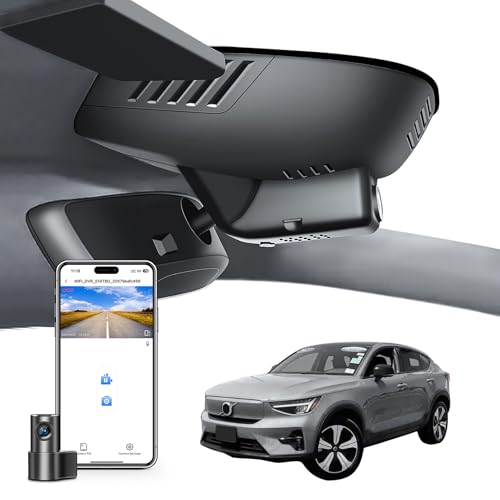 Dashcam Volvo C40 4K MANGOAL caméra avant arrière look OEM