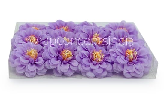 Image of WRAP Concepts Artificial Dahlia Flower Head for Home Decoration and Craft (Mauve)