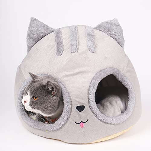 Maison de chat pliable petit chenil amovible litière fermée - 6