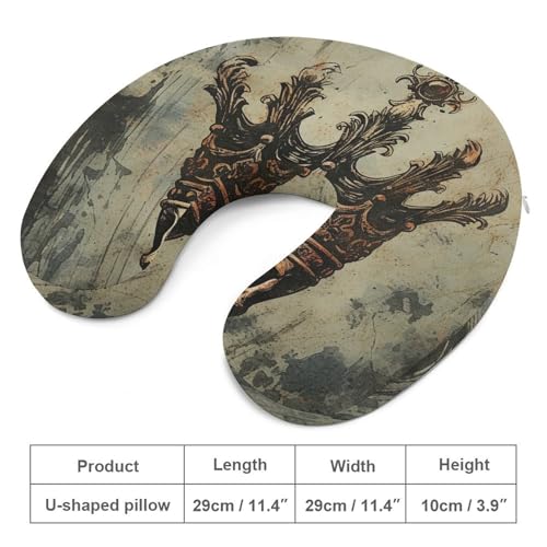 Almohada de espuma viscoelástica para cuello tamaño único miniatura 2
