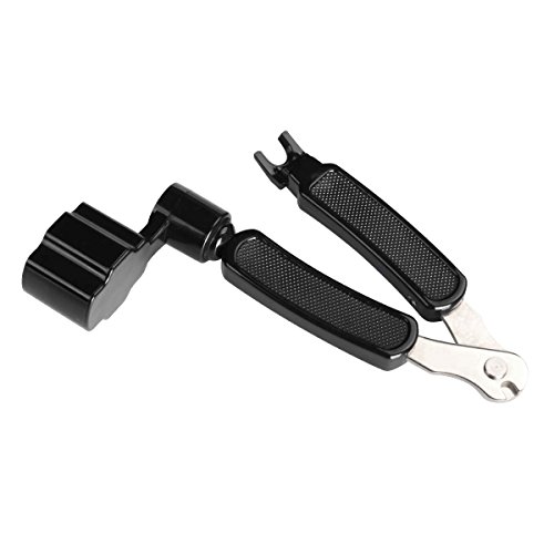 Black 3 in 1 Multifunction Guitar String Winder String Cutter Pin Puller,MusicOne &iexcl;&shy;