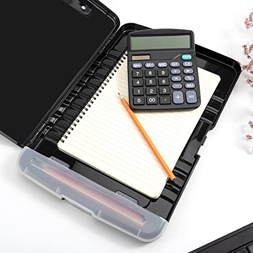 Portablocco A4 in plastica apribile con Scomparto