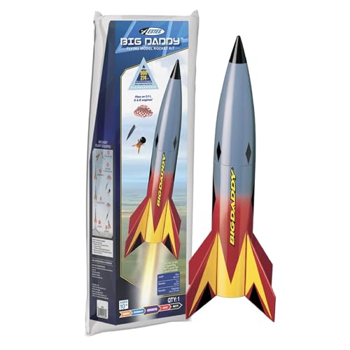 Estes 2162 Big Daddy Rocket-Building Kit, Advanced Flying-Rocket-Model Kit for Ages 10+