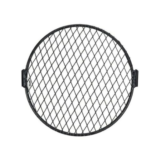 Grille phare moto 7 pouces couverture mesh vintage pour protection de phare