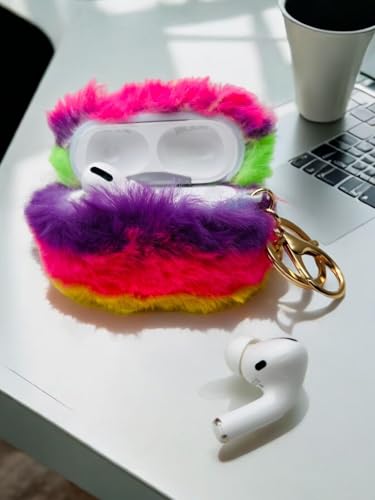 Image of SE HUB Earphone Case Cover Compatible with AirPods Case Cover | Soft Fur Skin Buds Full Protection Cover