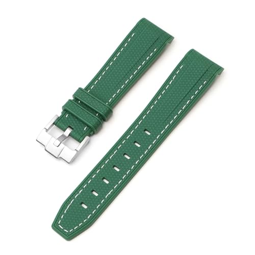 Bracelet montre 20mm silicone compatible Seamaster 300 pour remplacer le cuir