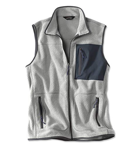 Orvis Men's Equinox Eco-Fleece Vest, Natural, Medium