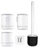 Facile à nettoyer : le design sans joints et le matériau lisse rendent la brosse facile à nettoyer et à désinfecter, assurant un environnement de salle de bain toujours propre et bien rangé.