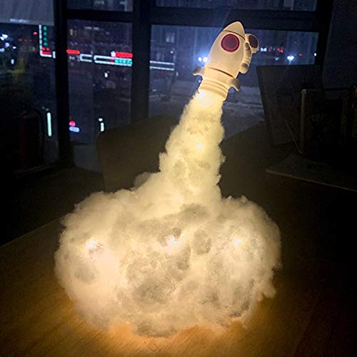 Liuxingyu Luce notturna 3D a forma di razzo a LED