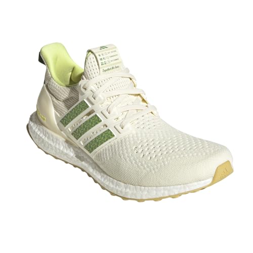 adidas Mens Ultraboost Ultra Boost X Hidden Opponent Running Sneakers Shoes - Green, Off White2