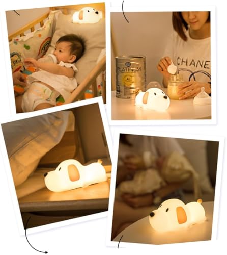Image of LED Night Lights Touch Sensor, USB Rechargeable, 7-Color Changing Lamp for Kids' Room & Baby Gift | Night Light | (Dog-LAMP)