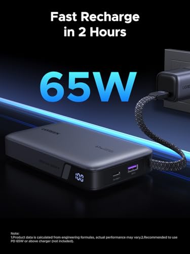 UGREEN Nexode 20000mAh 67W Built-in USB-C Power Bank - image 6