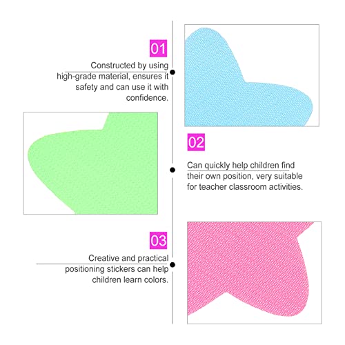 POPETPOP 30 pcs tapete marca adesivo estrela infantil jogo educação puzzle marca etiqueta