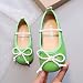 Imagen de FGUUTYM Zapatos de niña otoño princesa zapatos antideslizantes suela suave zapatos de cuero bowknot zapatos individuales niños 32