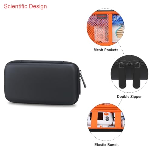 Image of Elonbo Diabetic Supplies Travel Case for Glucose Meter Diabetes Testing Kit