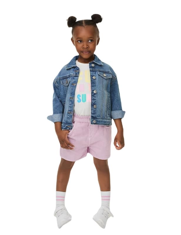 Image of Marks & Spencer Girl's Cotton Hybrid Shorts