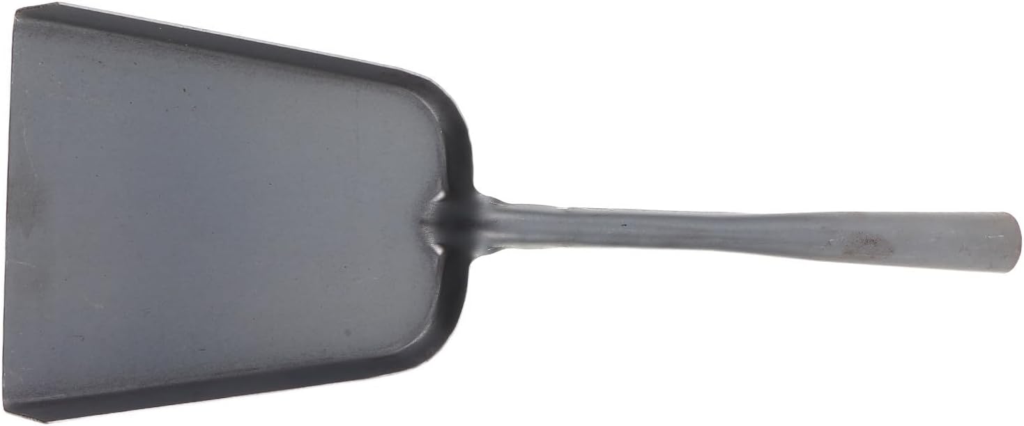 Steel Fireplace Ash Shovel for Fire Pit and Stove Cleanup