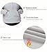 THE GYM PEOPLE Women's Half Zip Pullover Sweatshirt Fleece Stand Collar Crop Sweatshirt with Pockets Thumb Hole Grey